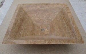 NOCE Quadrate/Square Honed-filled Sink