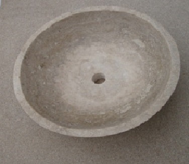 NOCE Round with Circular Base, Cup type Honed-filled Sink