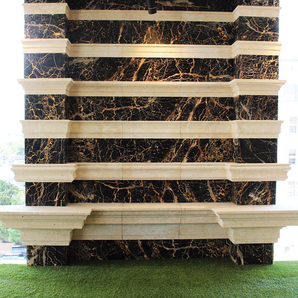 Portoro Gold Marble Slab Hawaii Stone Imports