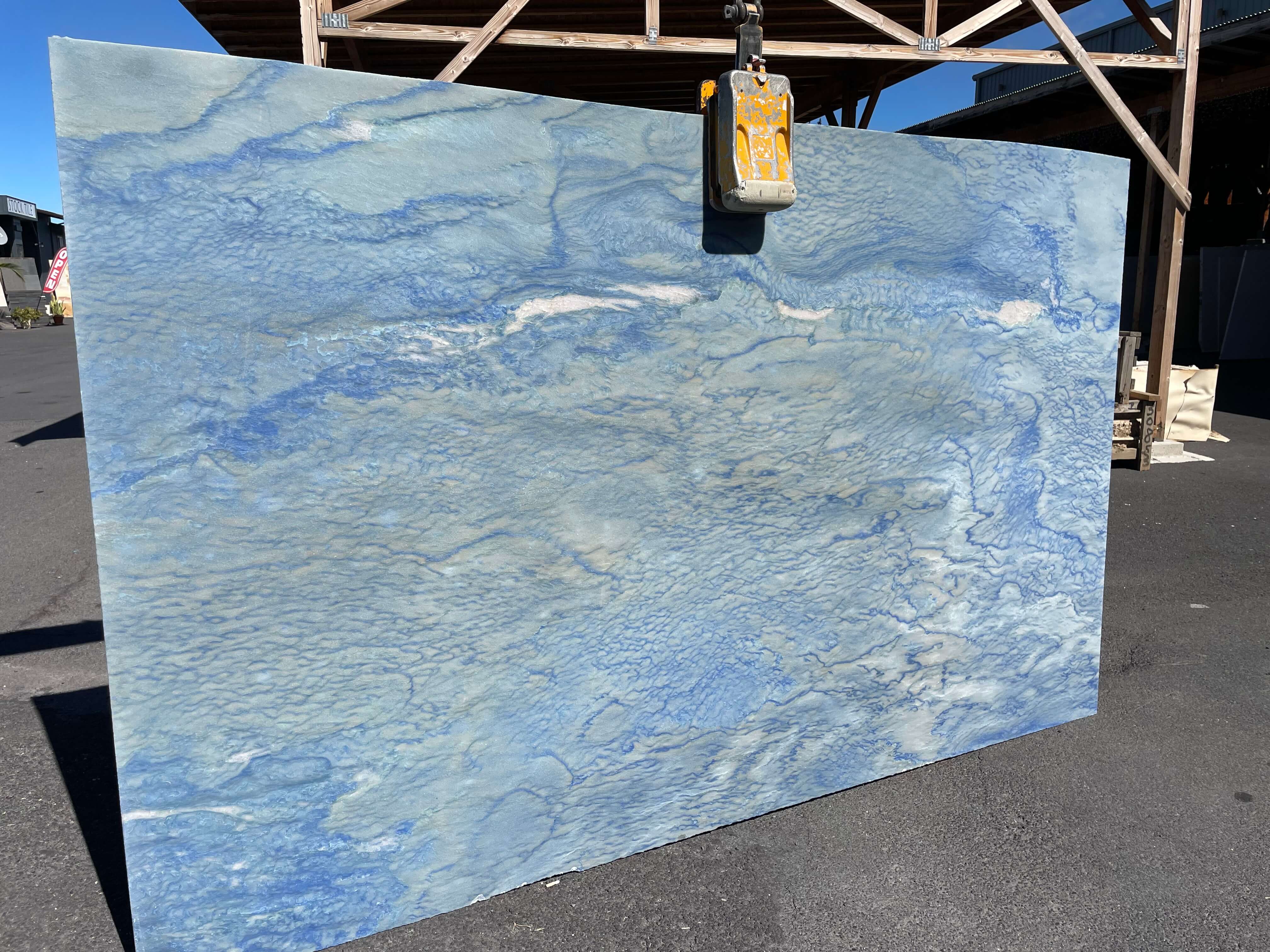 Azul Macaubas Quartzite Slab Hawaii Stone Imports