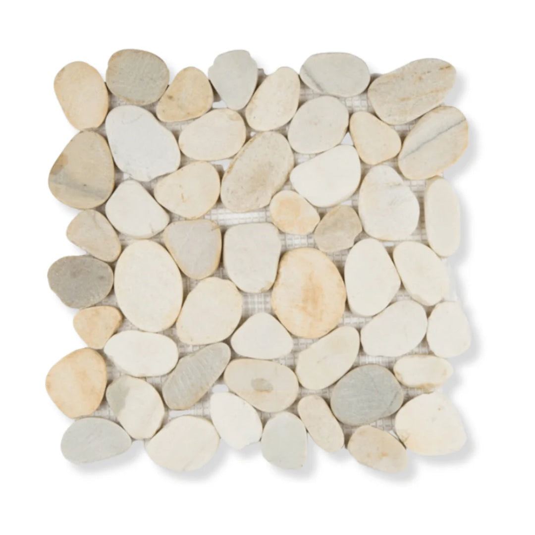 ANTIQUE WHITE, FLAT, Pebble - Havai'iano