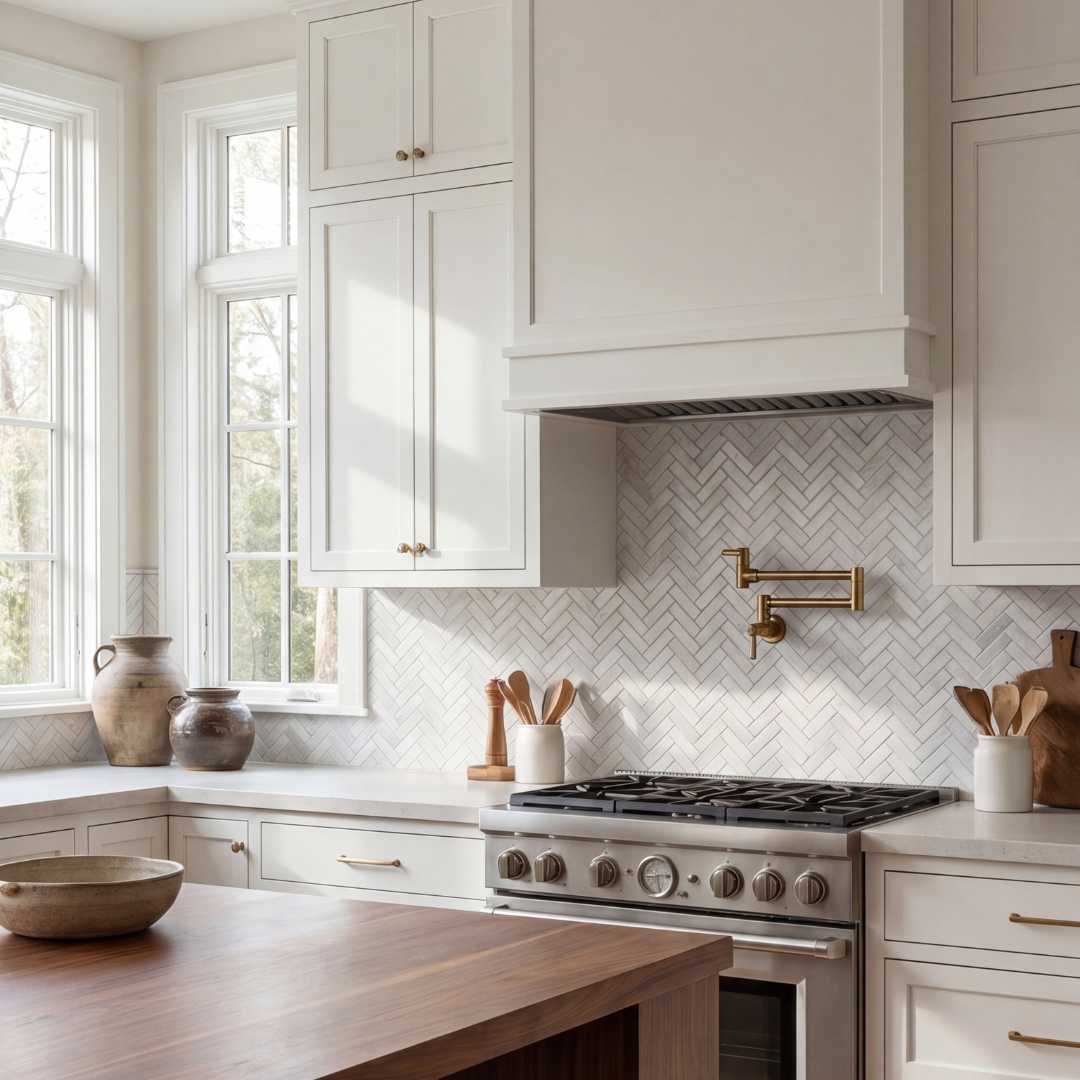GLACIER WHITE, HERRINGBONE - Havai'iano