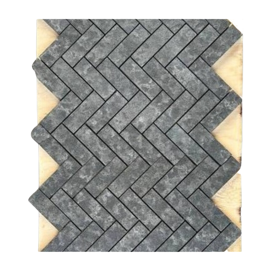 SOLID LAVA GREY, HERRINGBONE Mosaic - Havai'iano