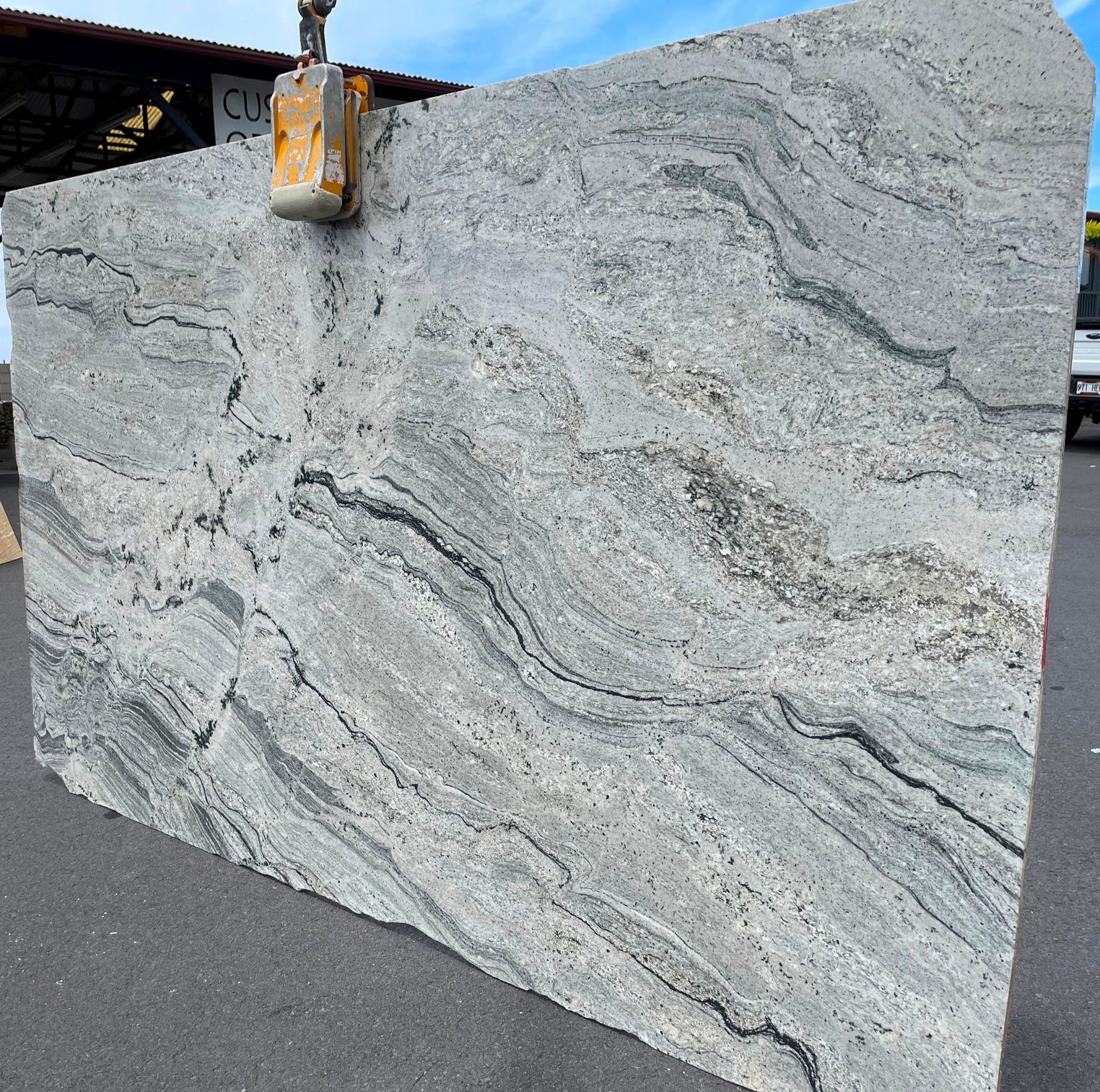 Jazzy Granite Slab Hawaii Stone Imports