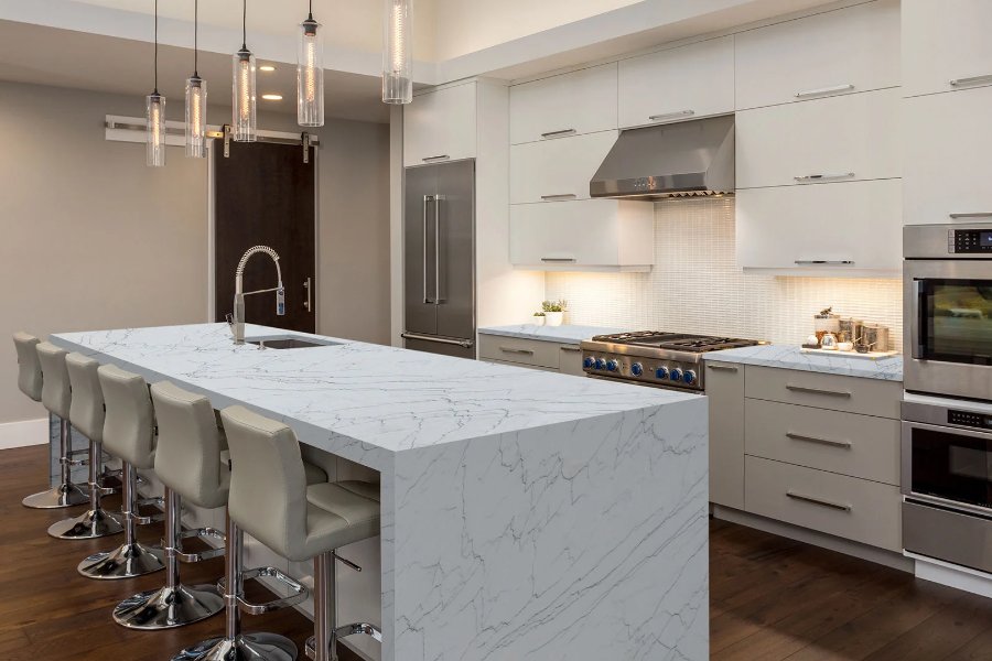 Yosemite Lines Quartzite Slab Hawaii Stone Imports