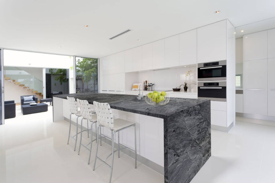 London Grey Quartzite Slab Hawaii Stone Imports