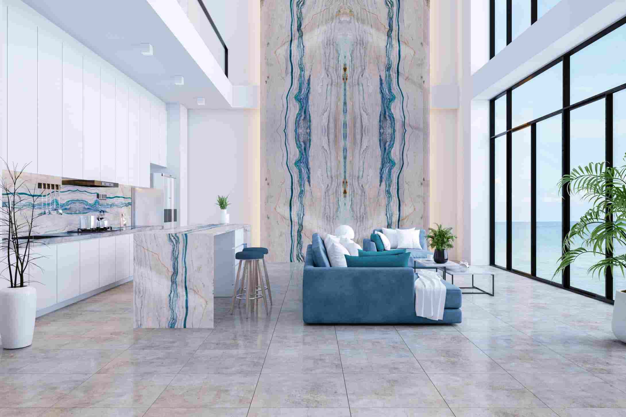 Portomare Quartzite Slab Hawaii Stone Imports