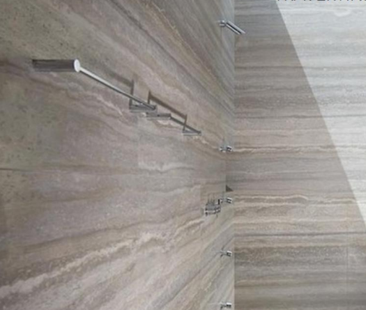 Silver Travertine Slab Hawaii Stone Imports