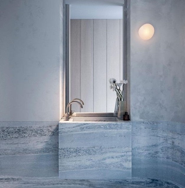 BLUE SHADOW Marble Polished Slab