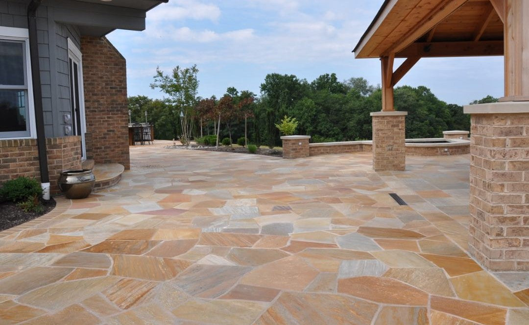 Daffodil Yellow Quartzite Pool Coping Hawaii Stone Imports