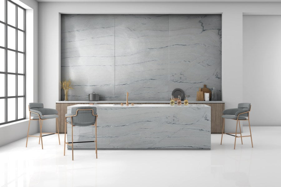 Macaubas Phantasy Quartzite Slab Hawaii Stone Imports