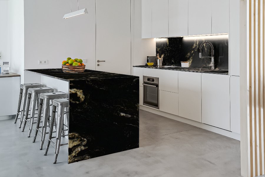 Titanium Granite Slab Hawaii Stone Imports