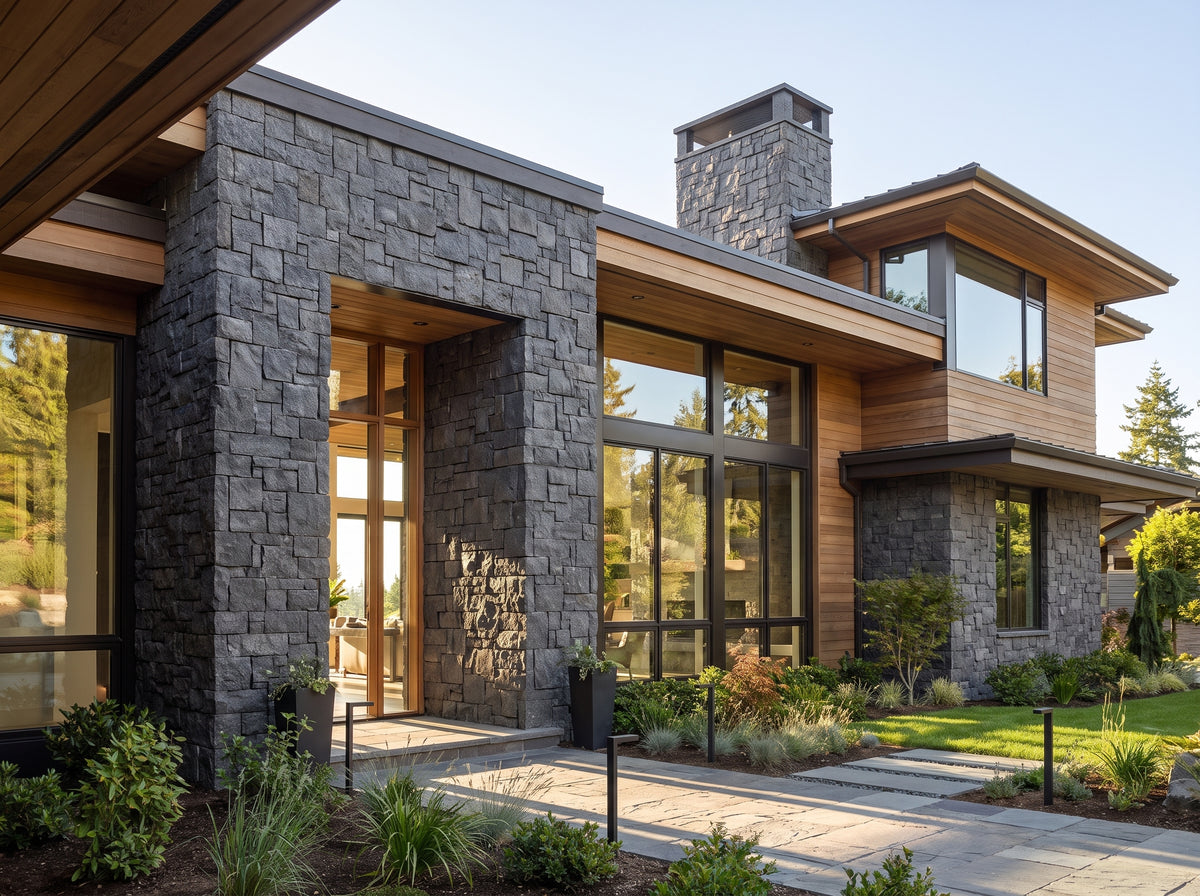 JAVA LAVA Split-Face Ledger Wall Veneer