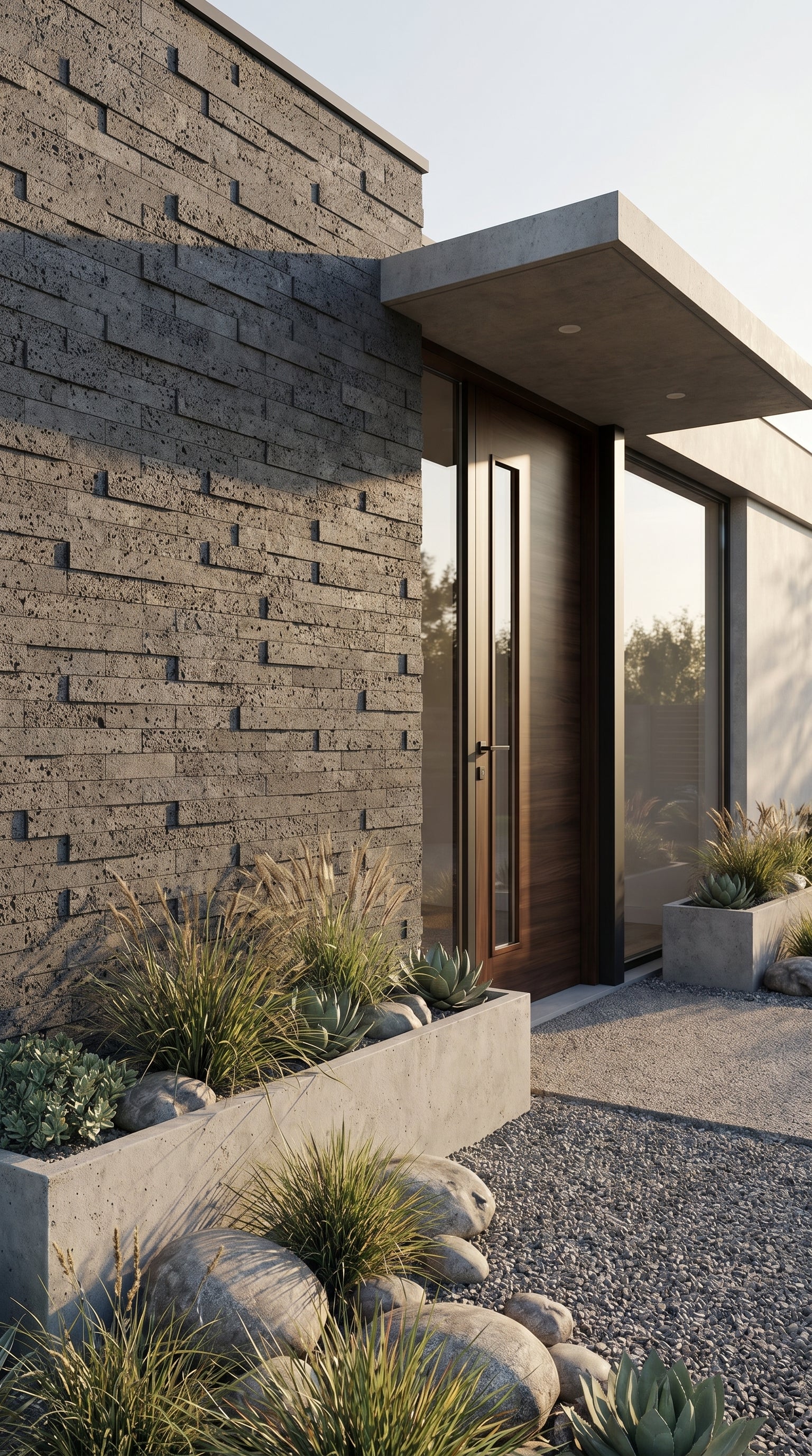PUKA LAVA GREY Honed Ledger Wall Veneer