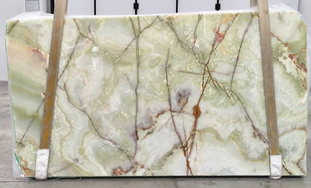Verde Persiano CC Onyx Slab Hawaii Stone Imports