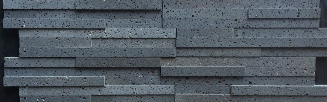 Puka Lava Grey Basalt Wall Veneer Hawaii Stone Imports
