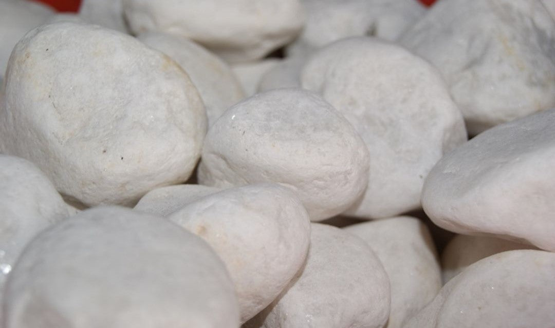 Snow Flake Marble Garden Pebbles Hawaii Stone Imports