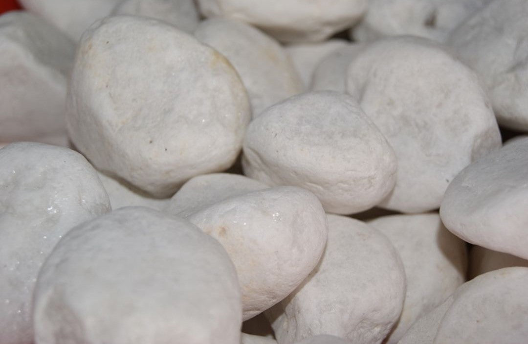 Snow Flake Marble Garden Pebbles Hawaii Stone Imports