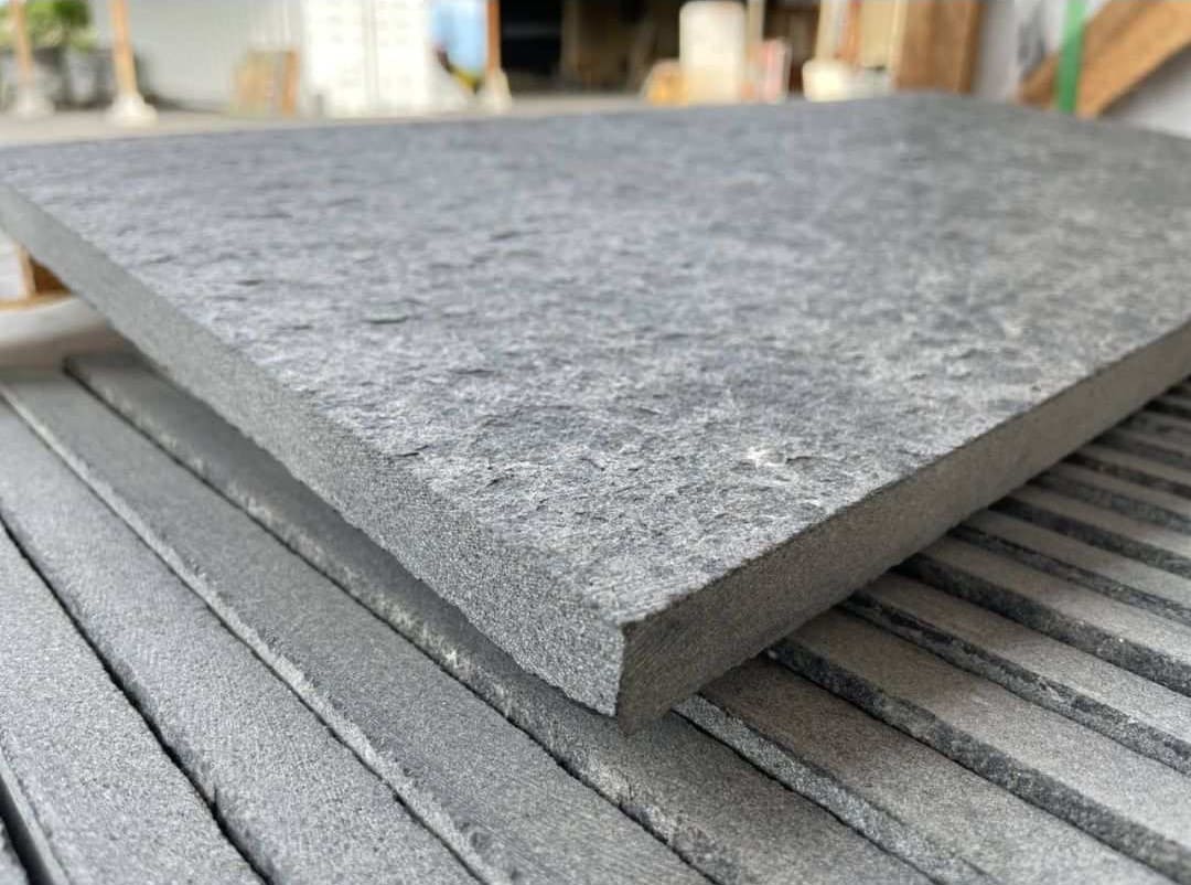 Solid Lava Grey Basalt Tile Hawaii Stone Imports