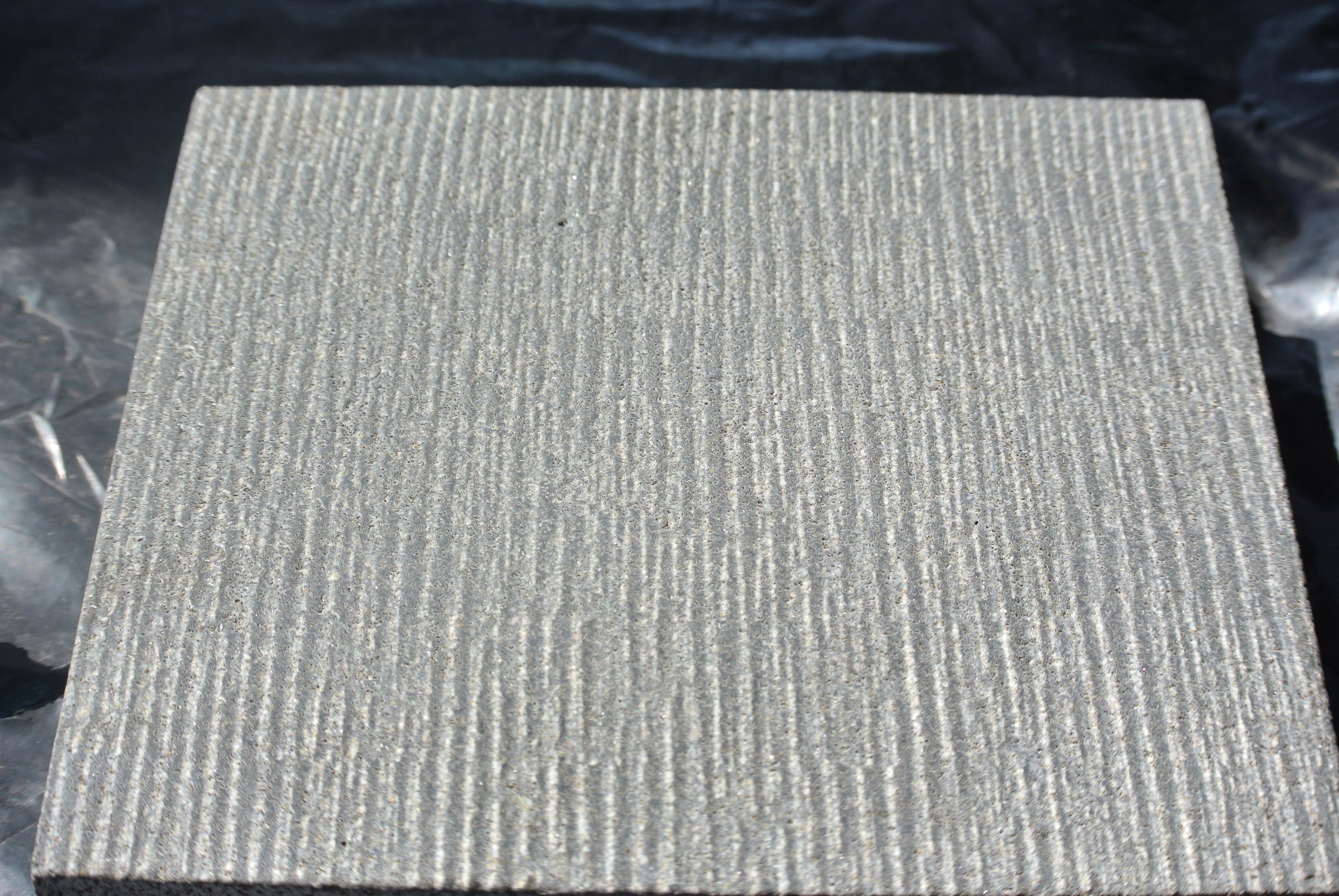 SOLID LAVA GREY Line-Chiseled-Brushed Wall Veneer
