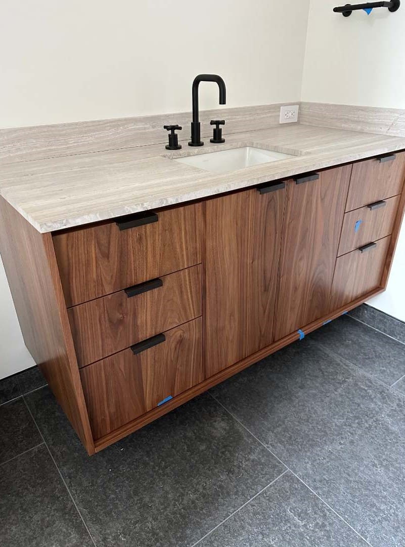 Teakwood Light Marble Slab Hawaii Stone Imports