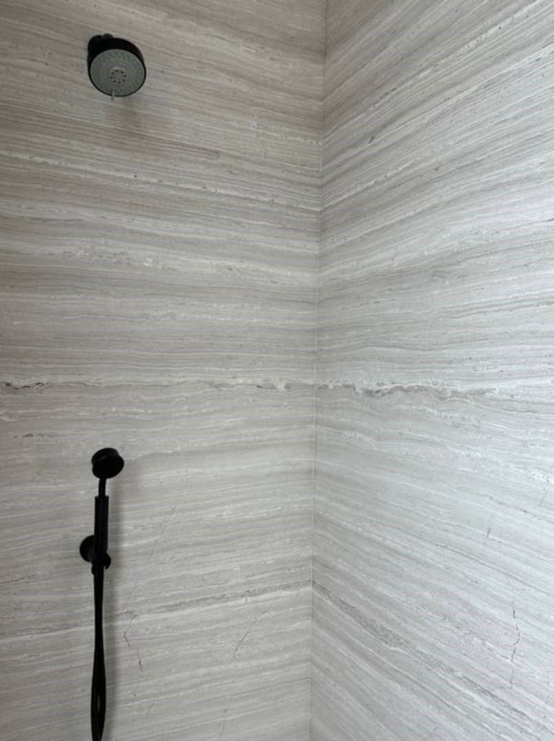 Teakwood Light Marble Slab Hawaii Stone Imports