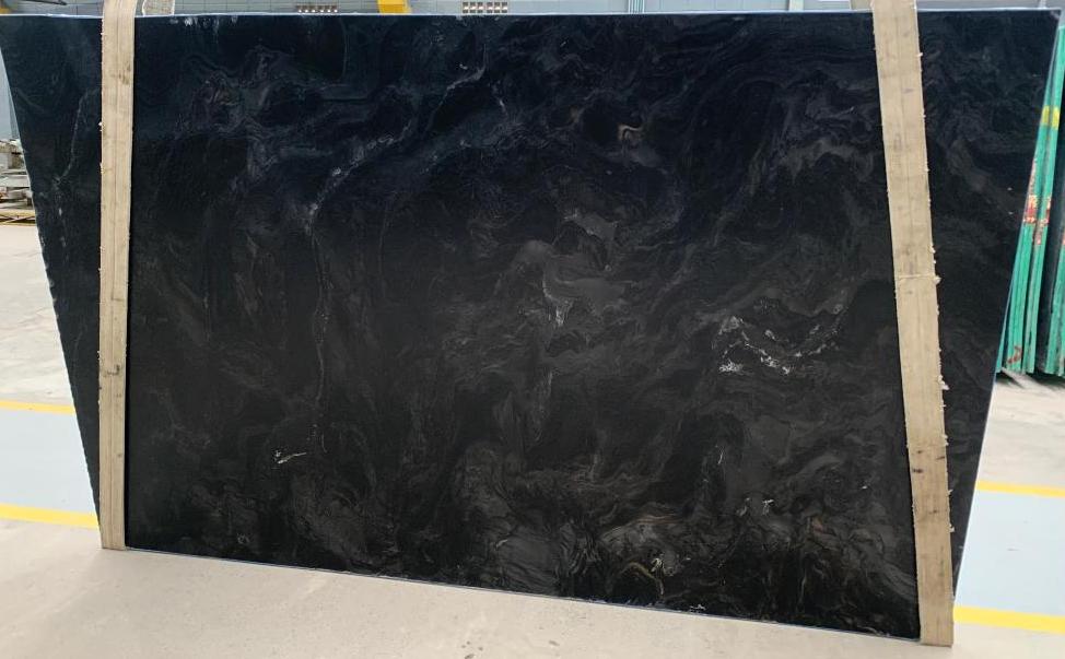 BLACK PHANTUS Quartzite Leather Slab