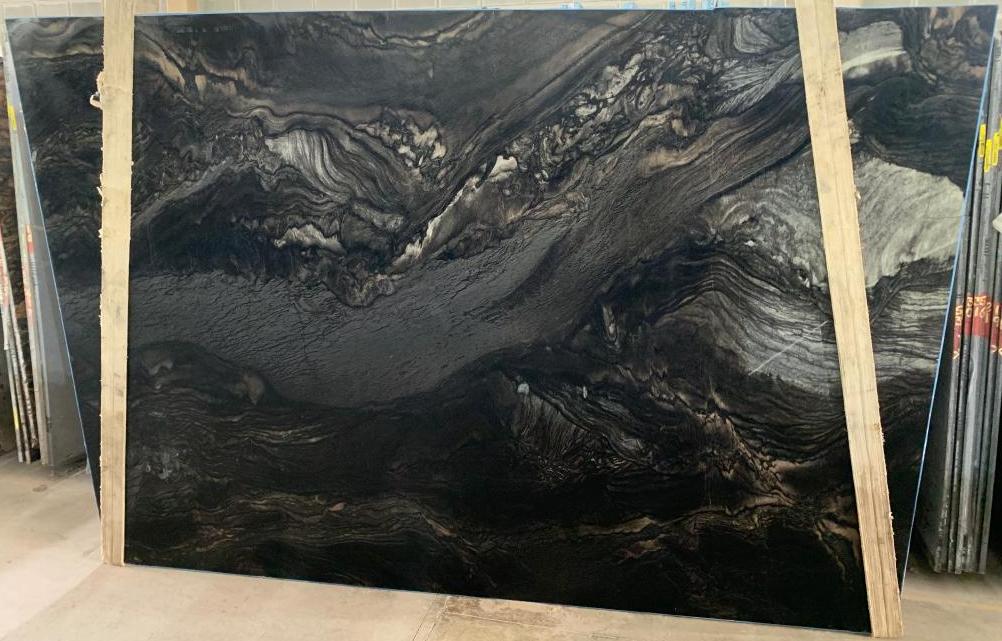 BLACK PHANTUS Quartzite Leather Slab