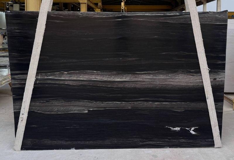 BLACK SANDALUS Quartzite Leather Slab