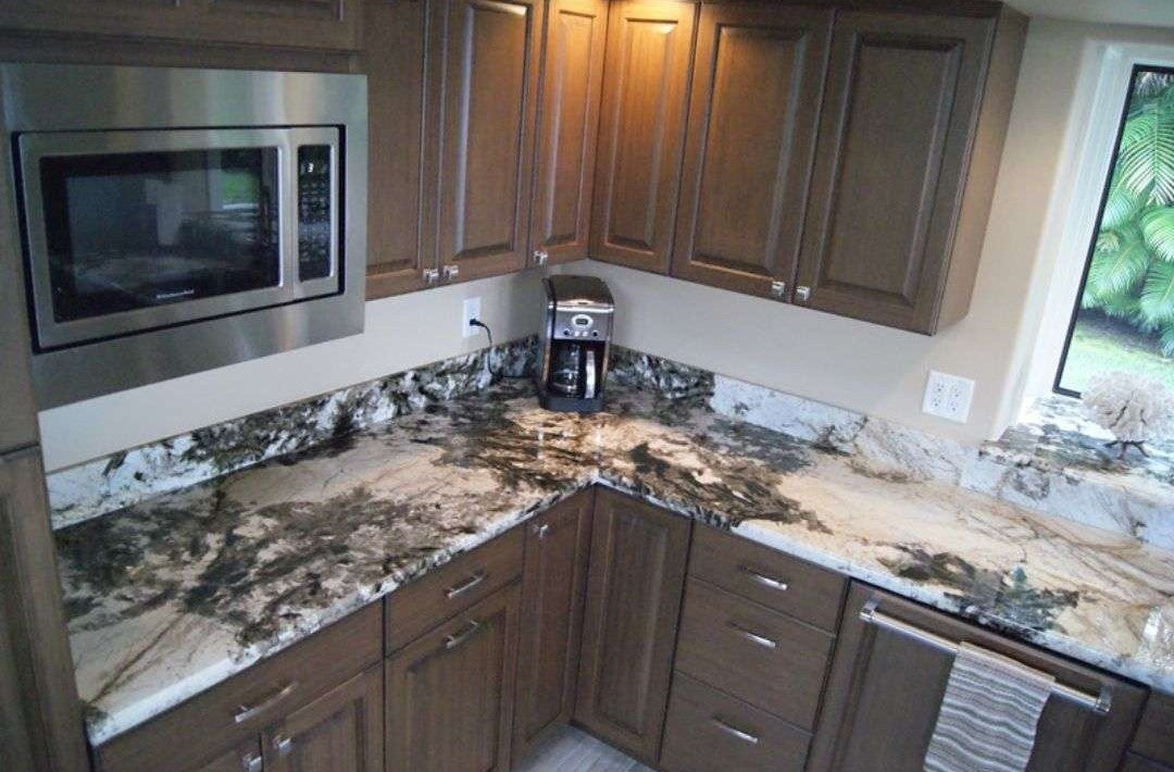 Black Crystal Granite Slab Hawaii Stone Imports