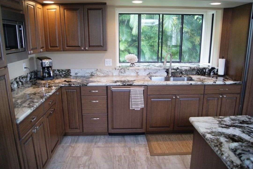 Black Crystal Granite Slab Hawaii Stone Imports