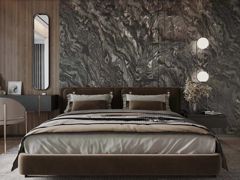 Black Phantus Granite Schist Slab Hawaii Stone Imports