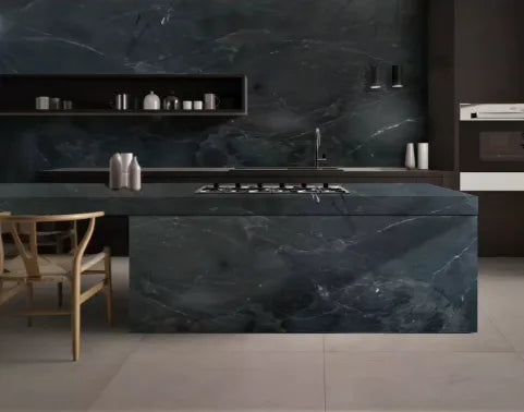 DARK MOON Quartzite Leather Slab