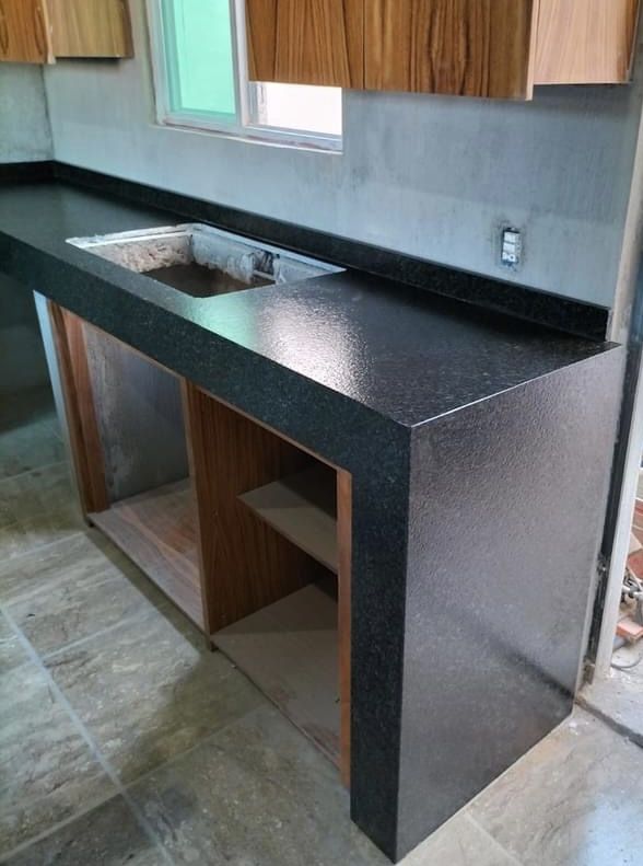 INCA DARK Granite Leather Slab