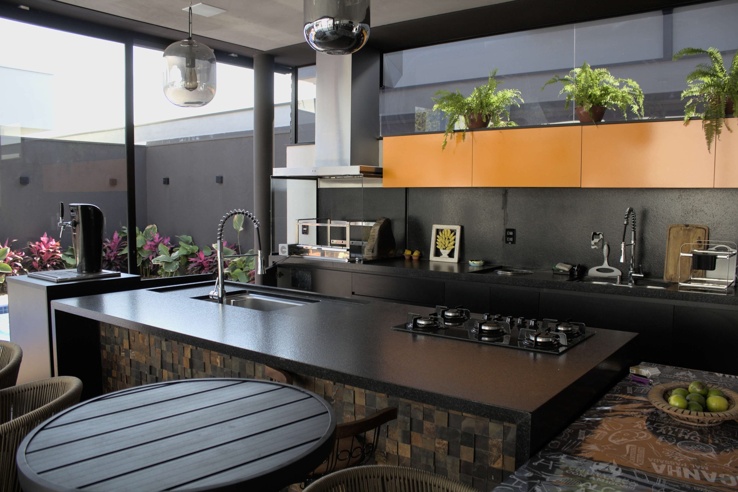 INCA DARK Granite Leather Slab