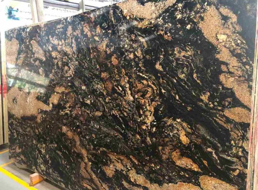 Magma Gold Granite Slab Hawaii Stone Imports