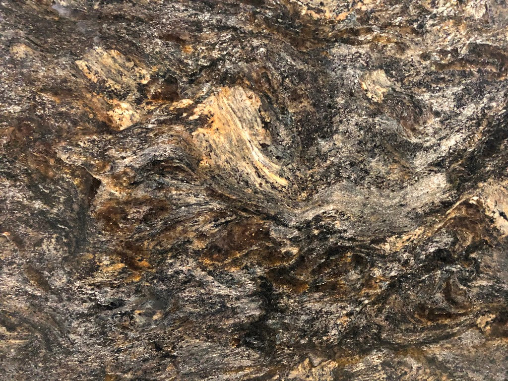 Metallic Preto Granite Slab Hawaii Stone Imports