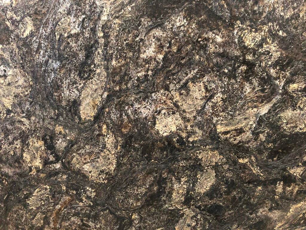 Metallic Preto Granite Slab Hawaii Stone Imports