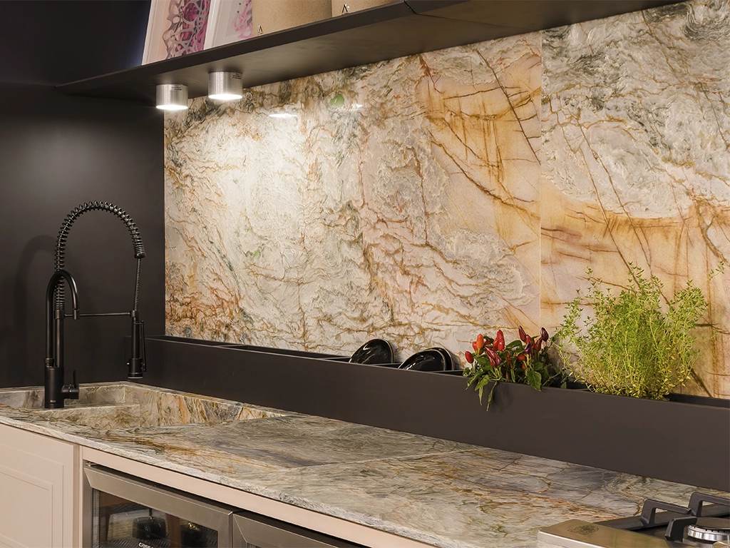 Michelangelo Quartzite Slab Hawaii Stone Imports