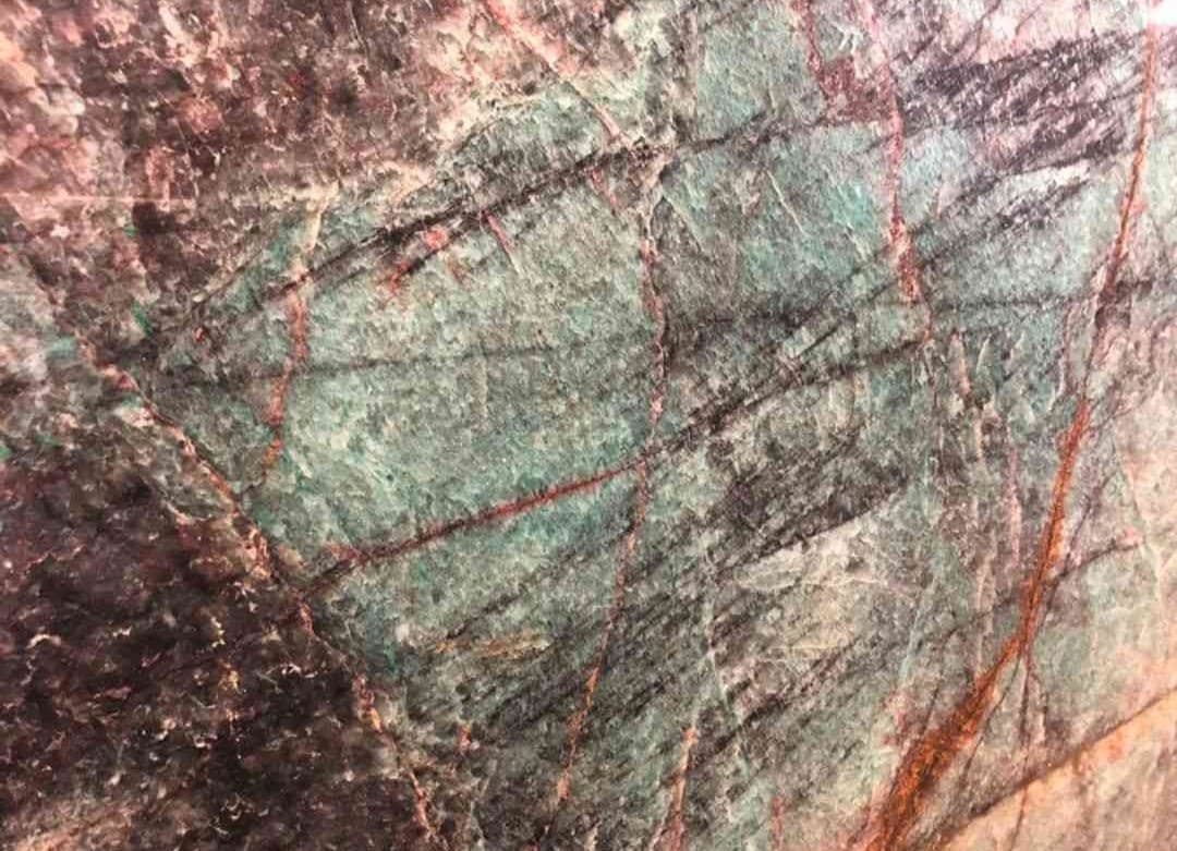 Paradise Blue Quartzite Slab Hawaii Stone Imports