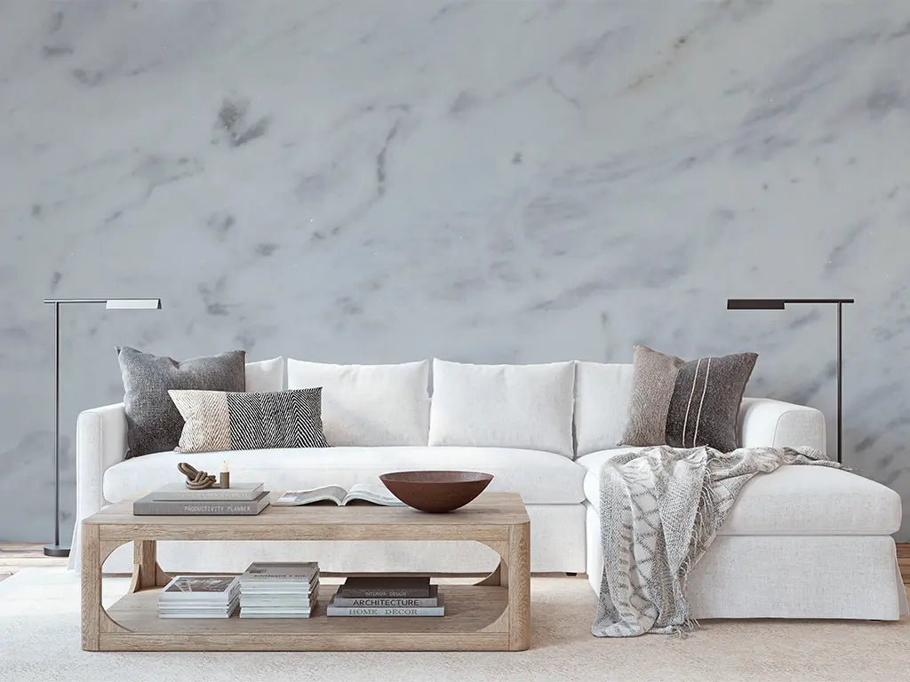 WHITE ASPEN Marble Polished Slab