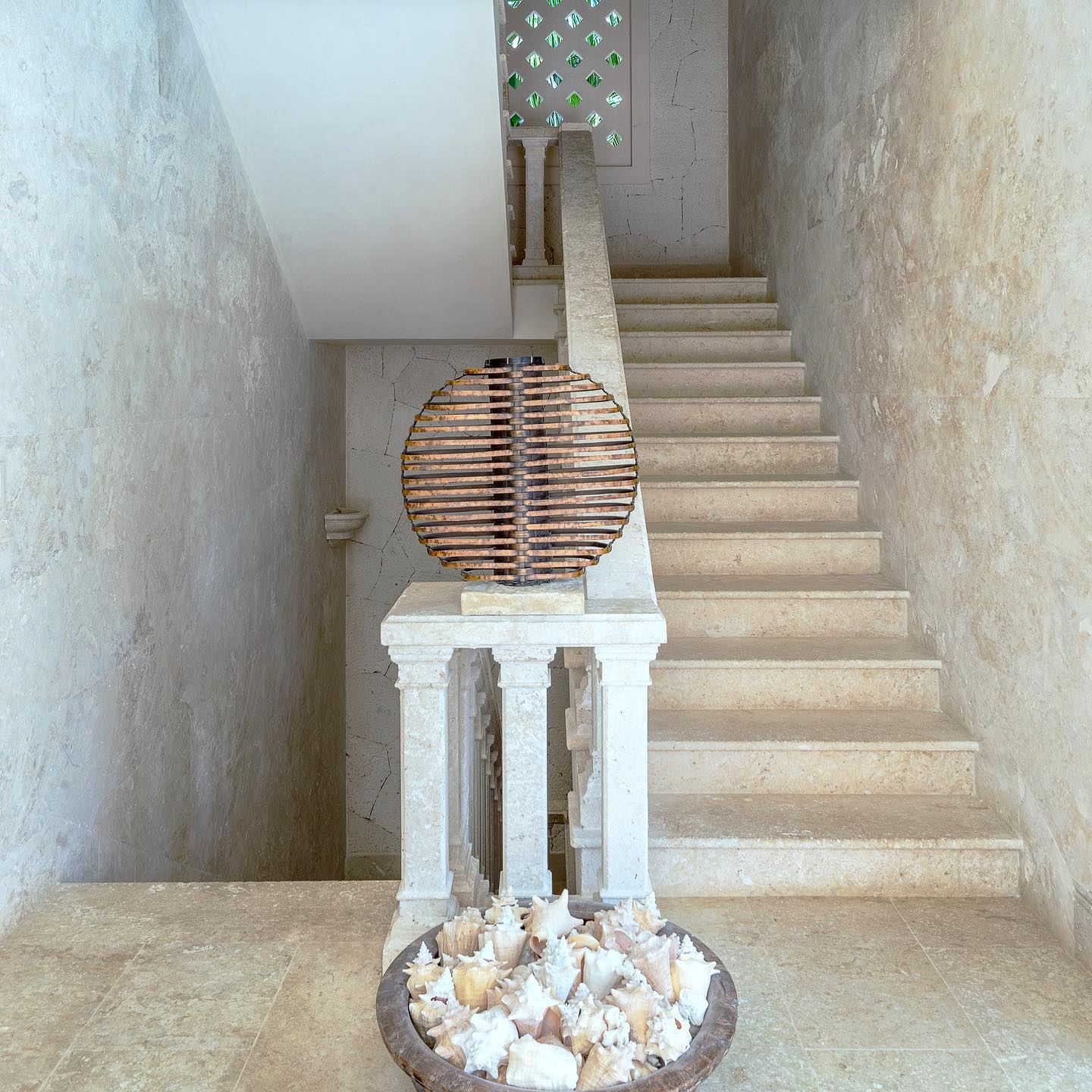 CORAL GOLDEN Brushed-Filled Tile