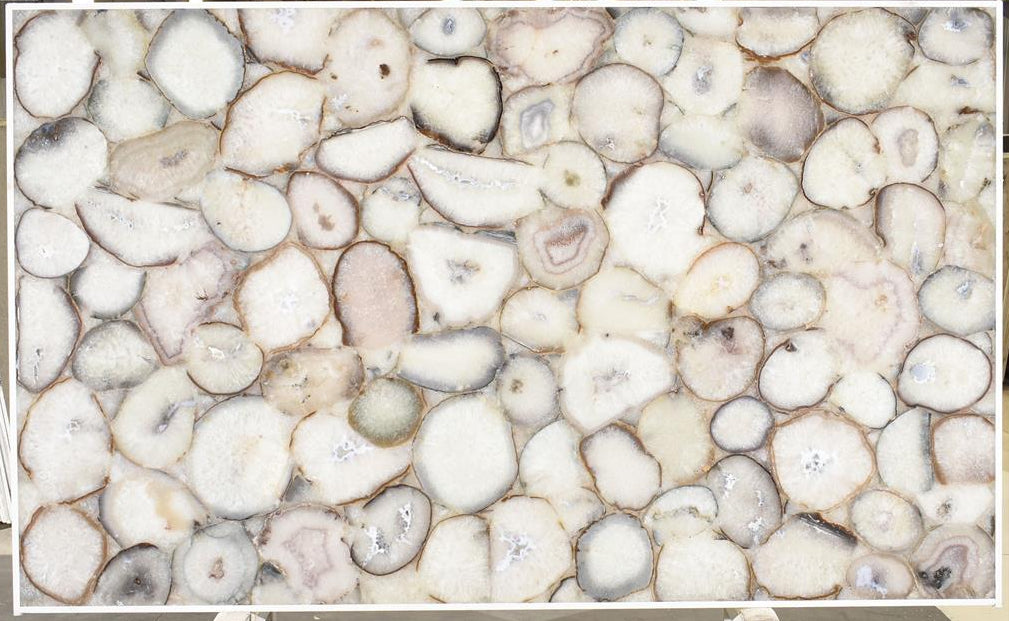 Bone Semi-Precious Agate Slab Hawaii Stone Imports