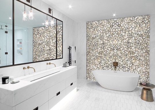 BONE PREMIUM Semi Precious Agate Gemstone Polished Slab