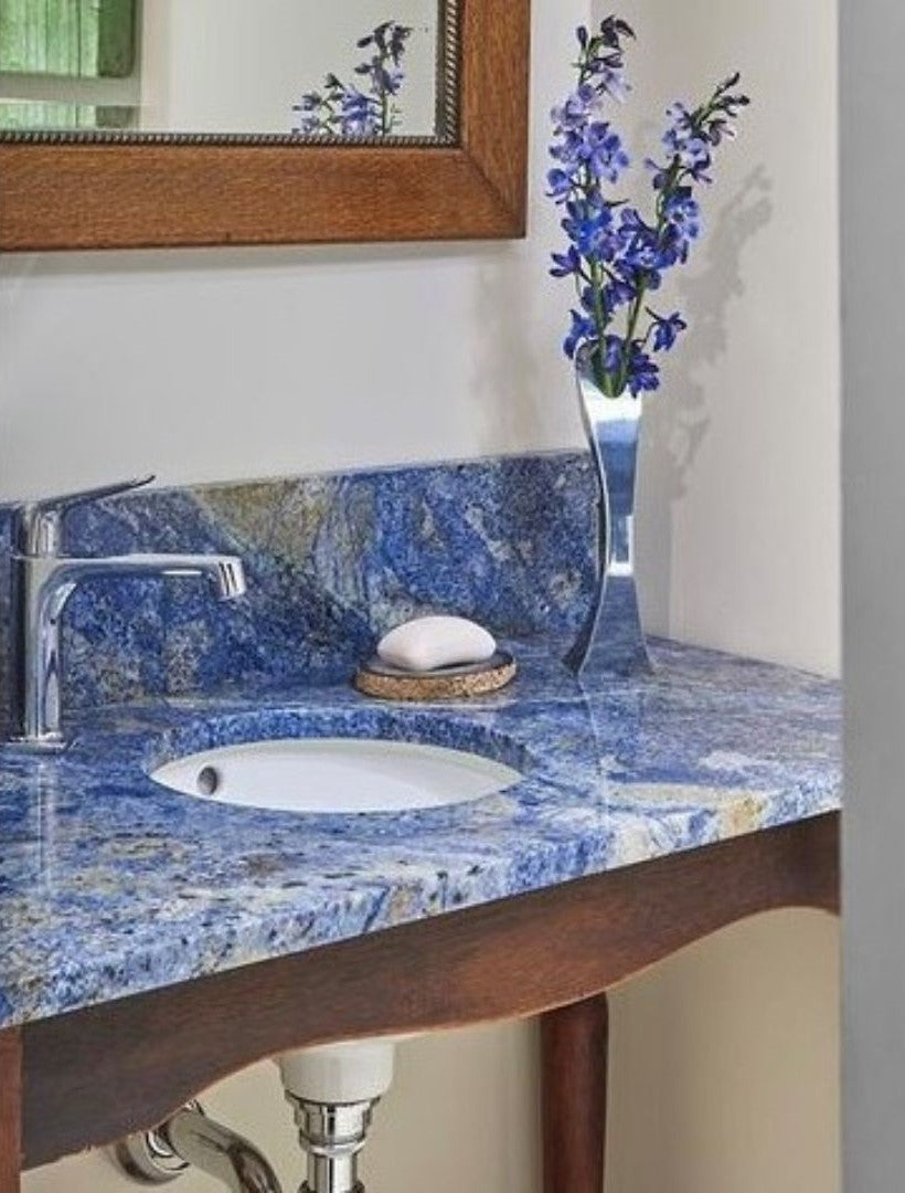 Blue Bahia Granite Slab Hawaii Stone Imports