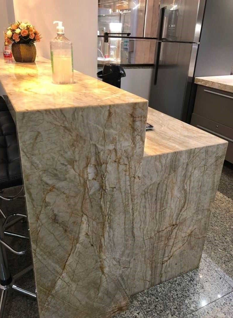 Chateau Blanc Quartzite Slab Hawaii Stone Imports