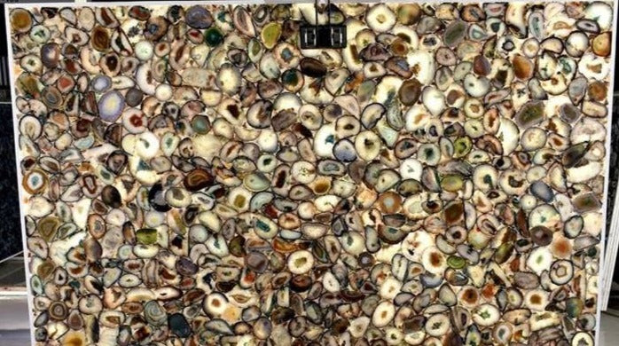 COFFEE Semi Precious Agate Gemstone Polished Slab