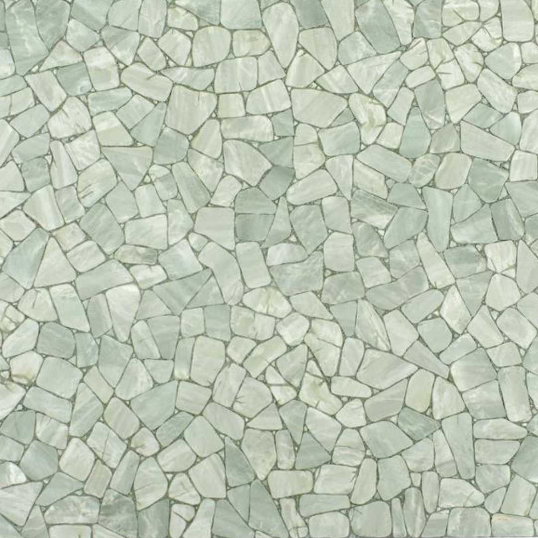 Diamond Emerald Green Semi-Precious Quartz Slab Hawaii Stone Imports