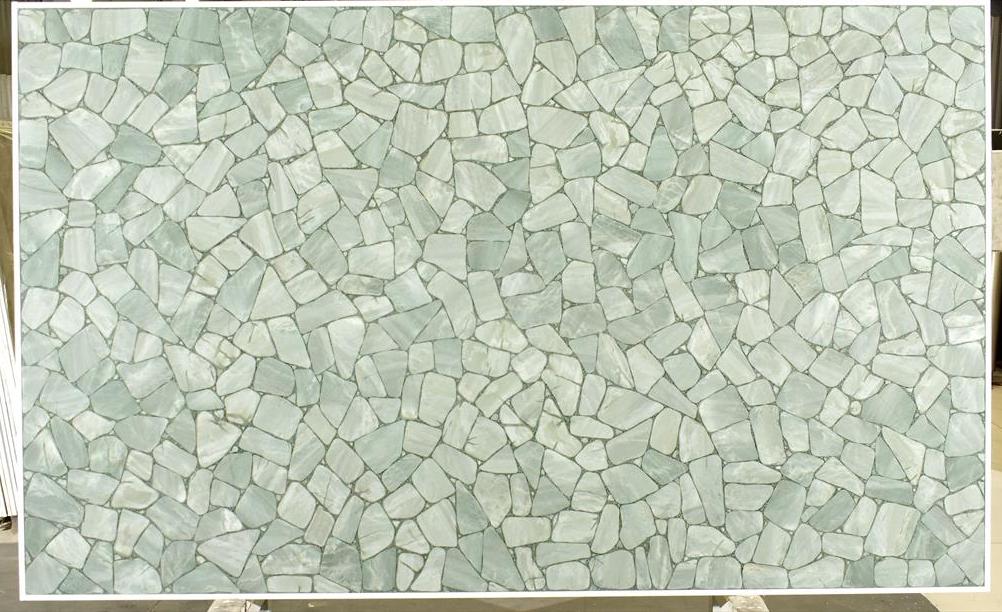 DIAMOND EMERALD GREEN Semi Precious Quartz Polished Slab