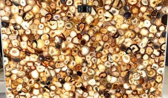 EARTH Semi Precious Agate Gemstone Polished Slab